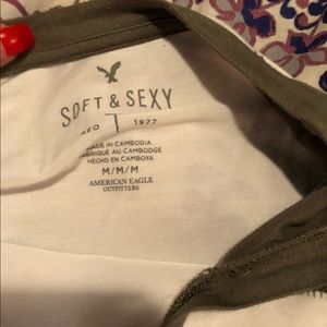 American Eagle baseball tee